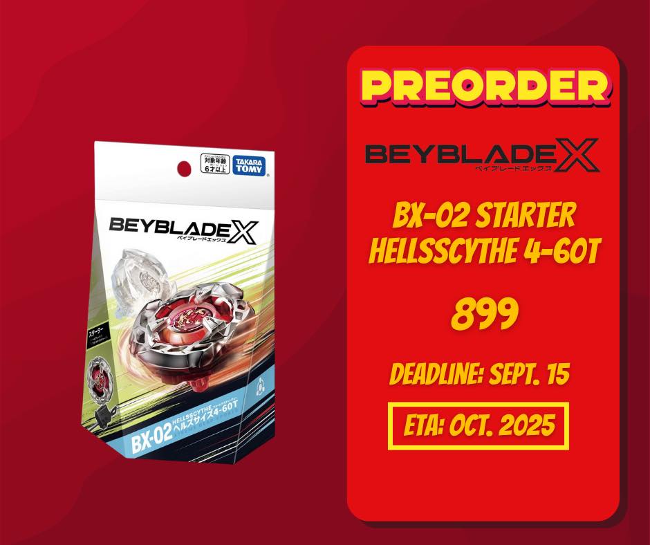 🚨 BEYBLADE X NEW RELEASES - AUGUST 8TH! 🚨 Get ready for three