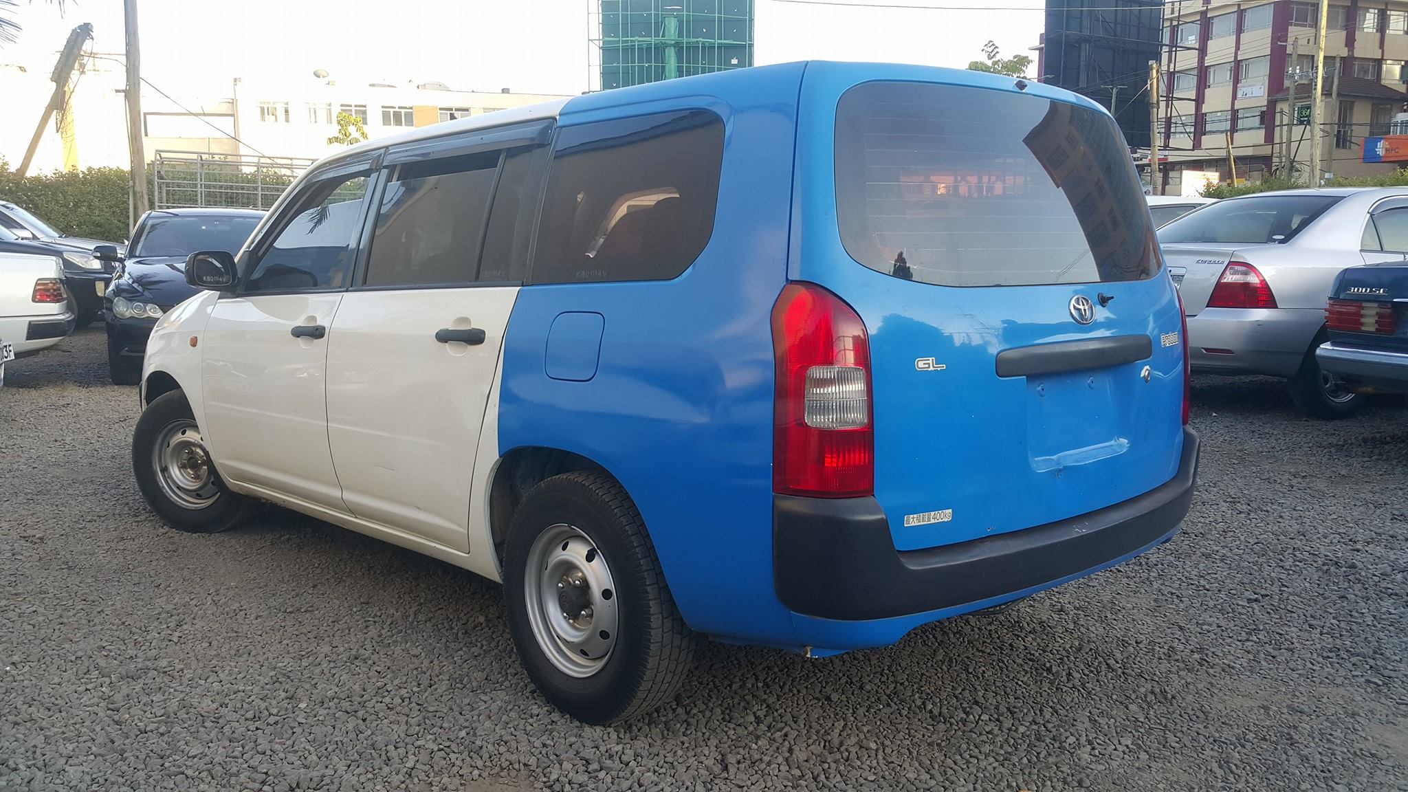Autopedia Inc - Toyota Probox, White and blue, (KBQ), Year 2004,1500cc ...