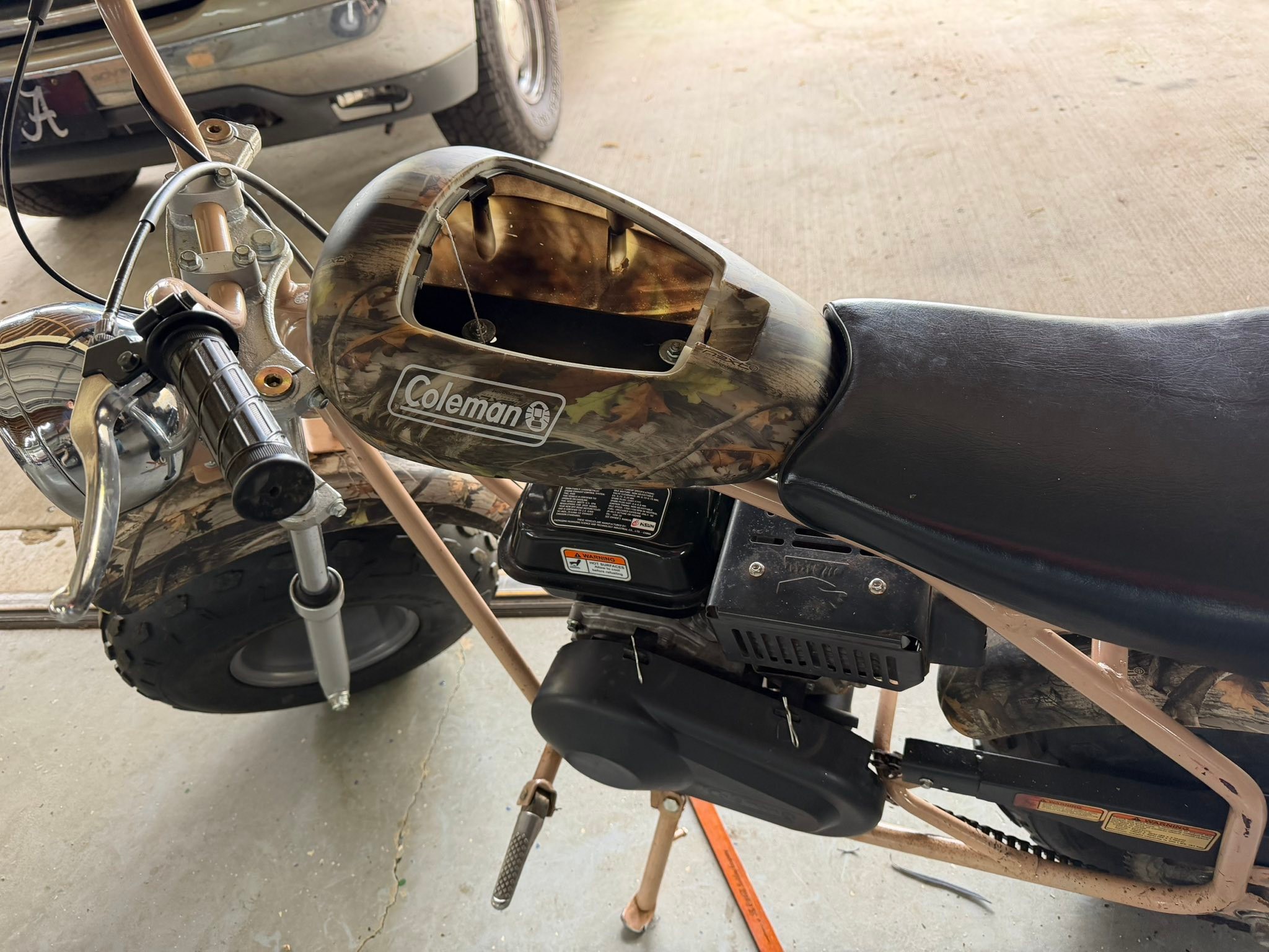 coleman mini bike fake gas tank Decorative Fuel for the CT200U-EX, CT200U-EXR & CT200U-EX – Monster Scooter Parts Durability 5.5L (1.45 gallons) HDPE fuel tank ensures extended rides and reduced refueling fake fuel tank for ct200u-ex