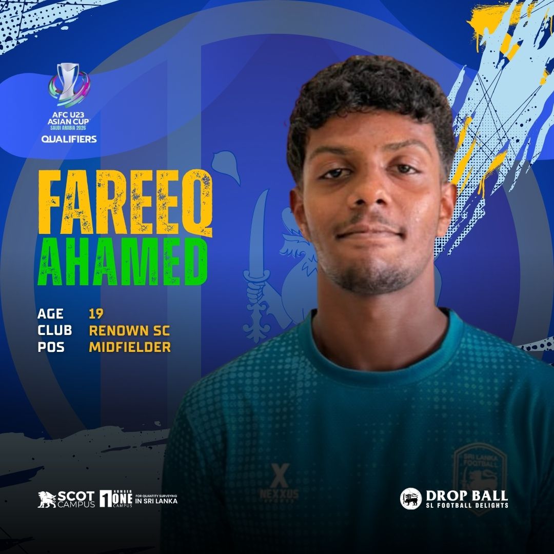 Drop Ball - ⚽🇱🇰 Fareeq Ahamed – 19 years old and one of... | Facebook