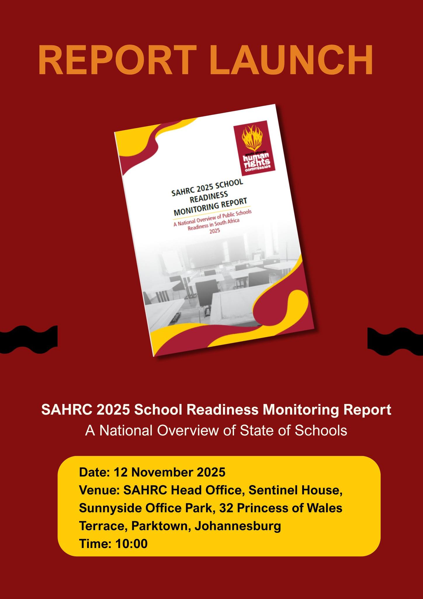 SAHRC TO LAUNCH STATE OF... - SA Human Rights Commission | Facebook
