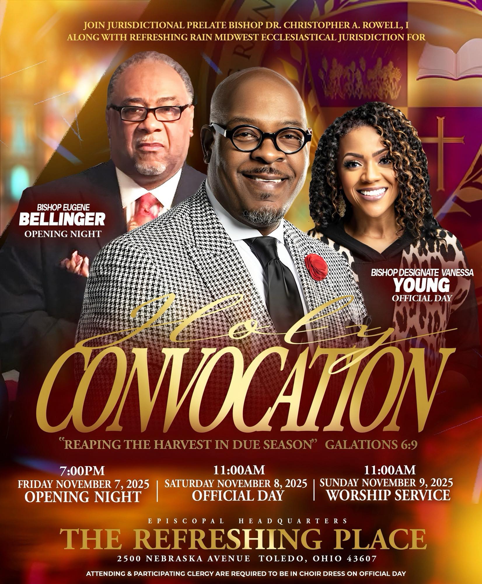 The Refreshing - It’s Holy Convocation Time! Join Bishop Dr ...