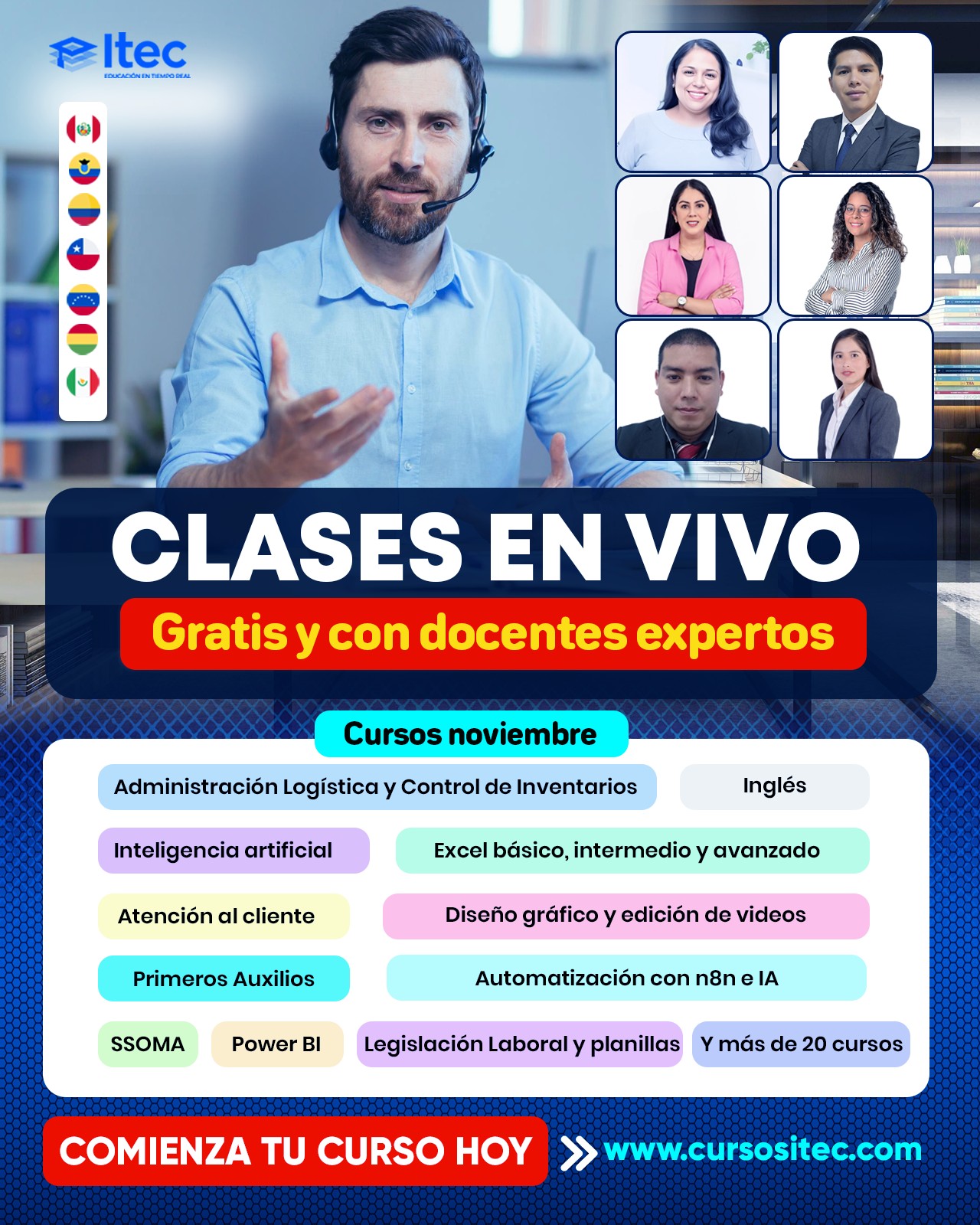 ITEC - Educación en tiempo real - 😄🤩 𝐆𝐑𝐀𝐍 𝐀𝐏𝐄𝐑𝐓𝐔𝐑𝐀 𝐃𝐄𝐋 𝐂𝐔𝐑𝐒𝐎 𝐆𝐑𝐀𝐓𝐔𝐈𝐓𝐎 ...