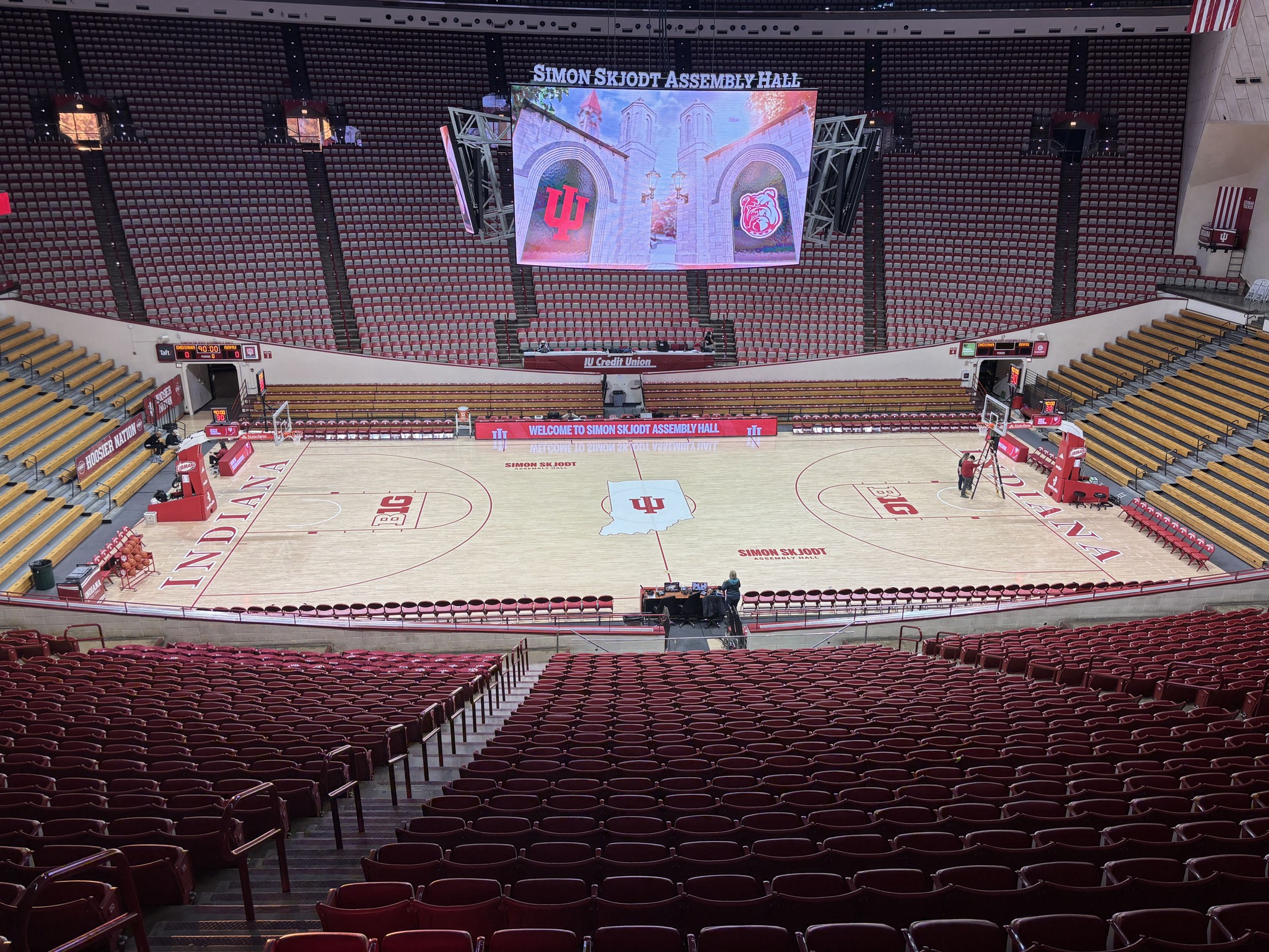 WISH-TV - Here's a look at the court at Assembly Hall... | Facebook