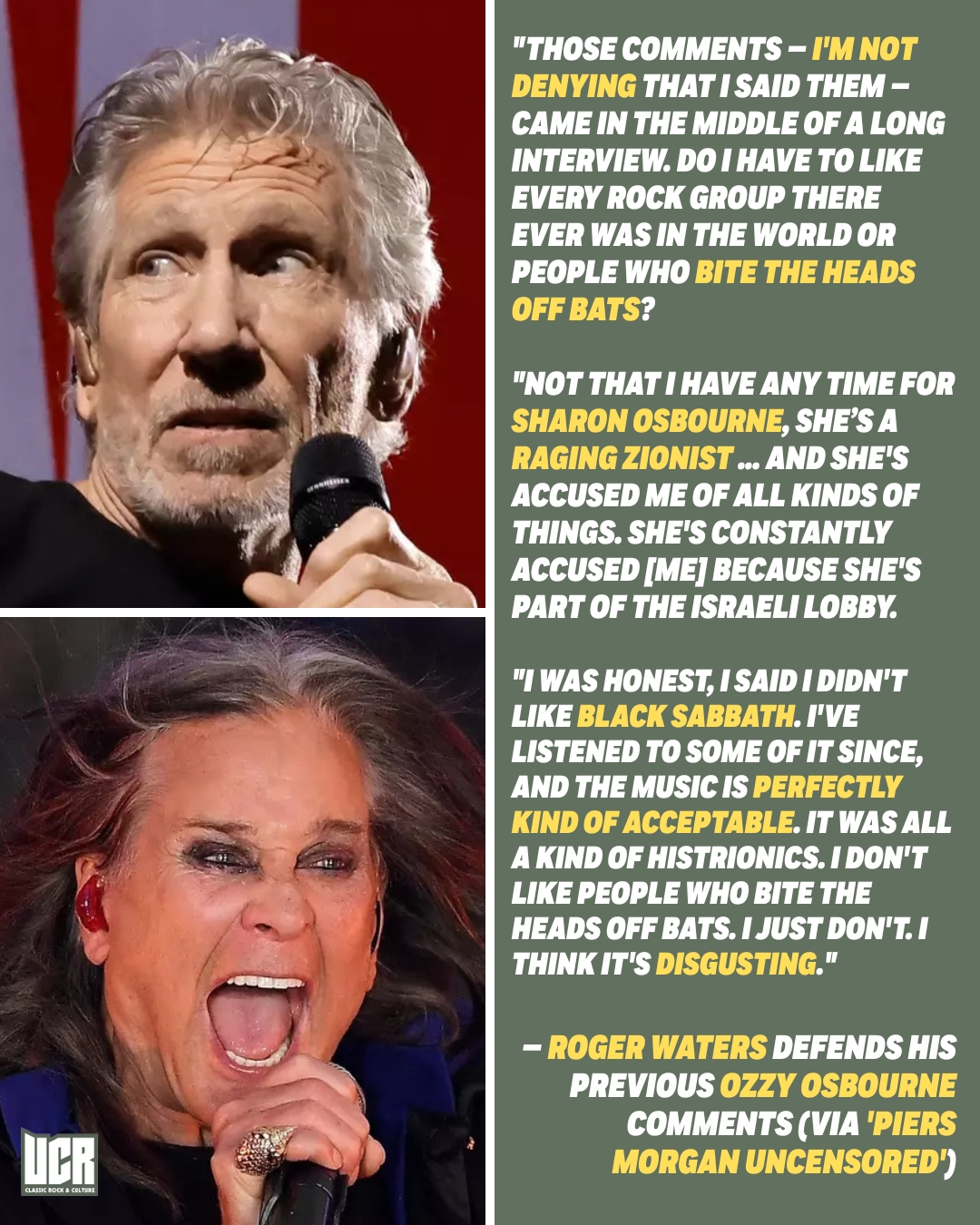 Ultimate - Roger Waters said he has no regrets about his inflammatory ...