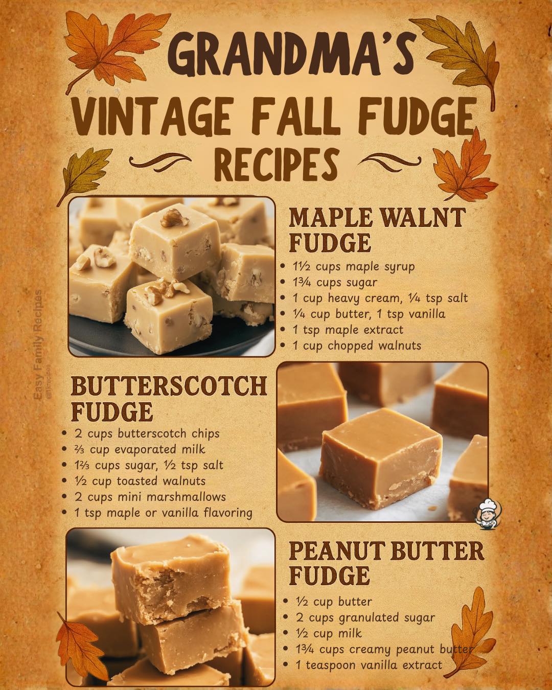 Easy - 🍁 VINTAGE FALL FUDGE RECIPES 🍫 The kind Grandma used to wrap in ...