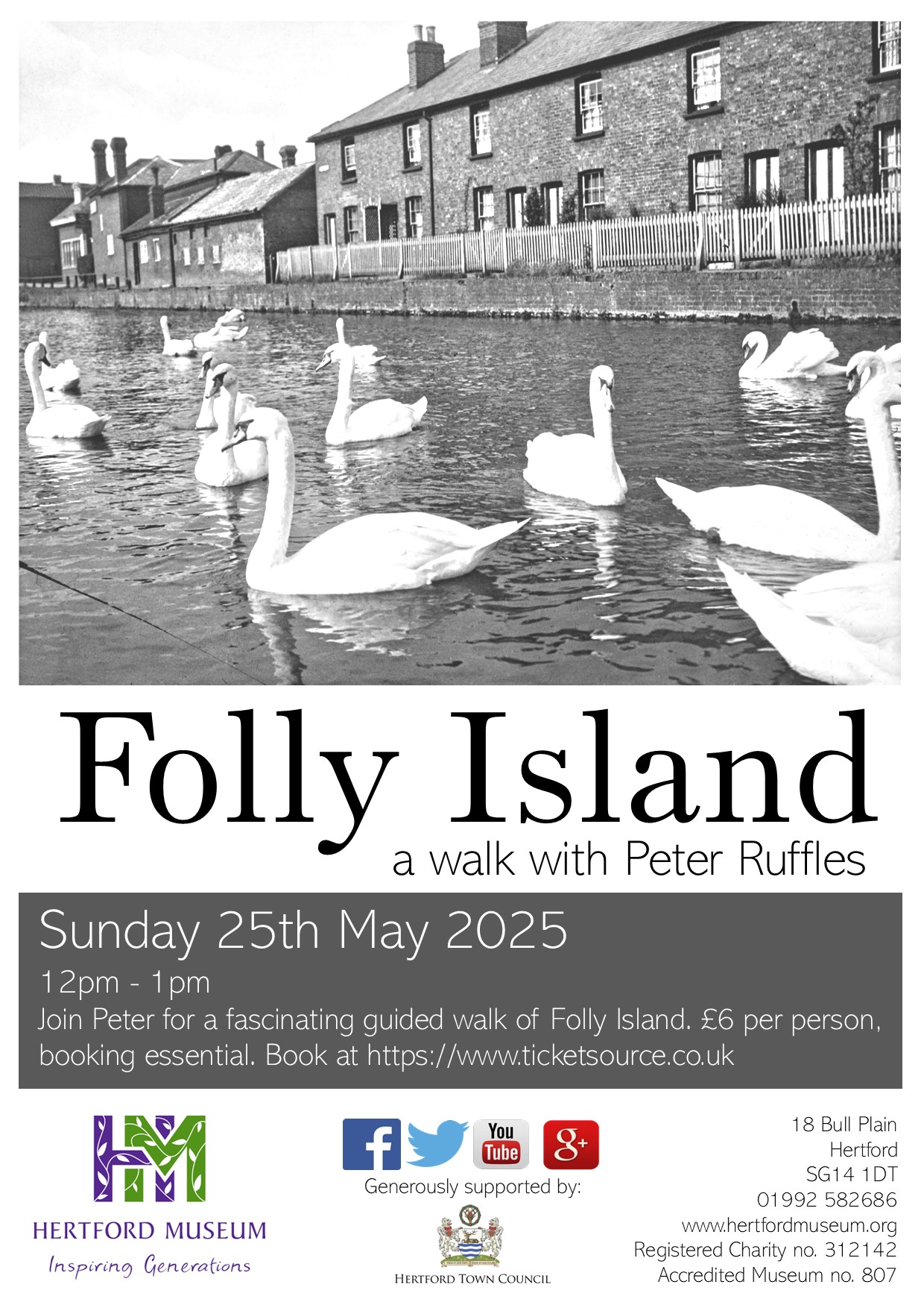 Hertford - Join local legend Peter Ruffles for a fascinating guided ...