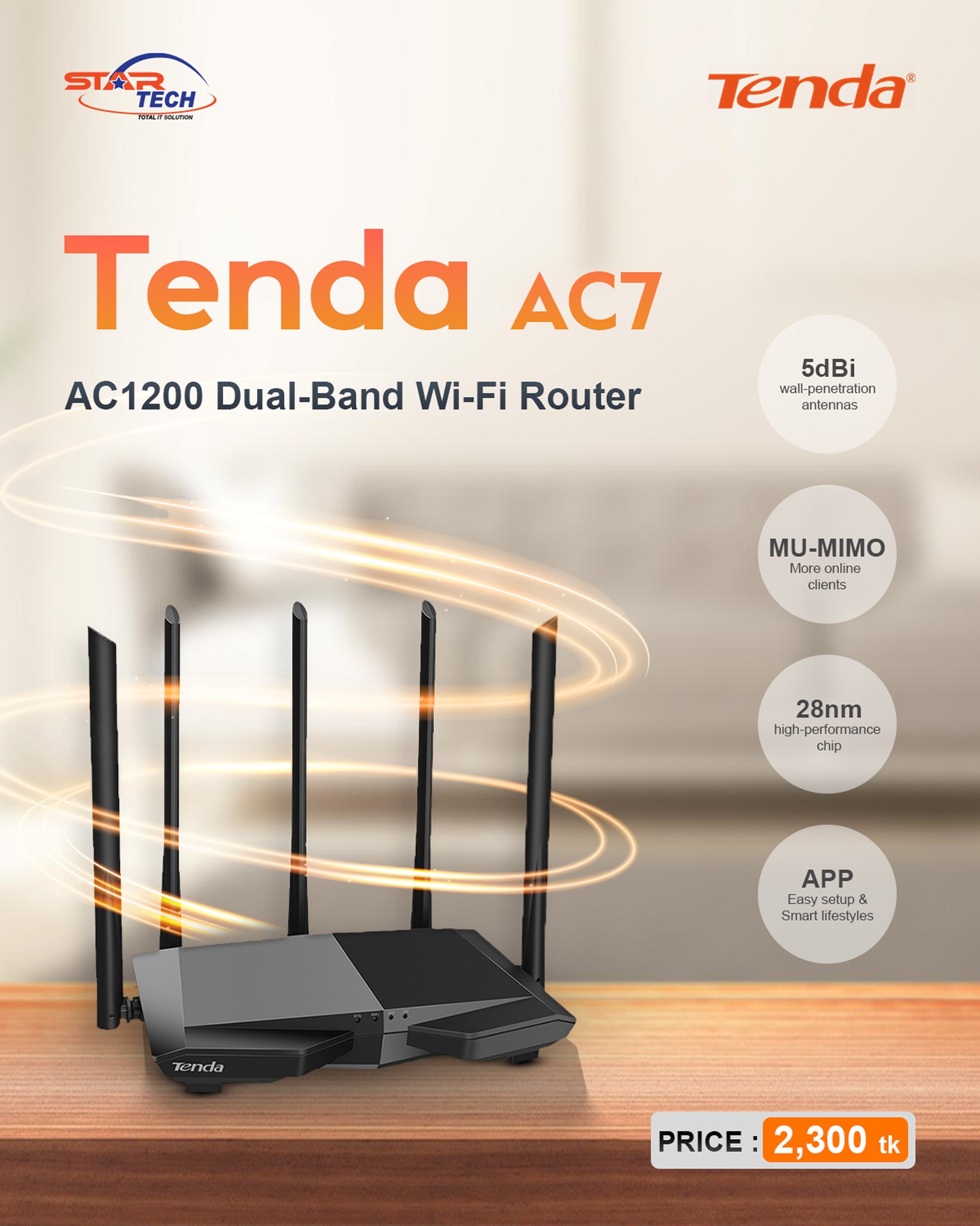 Star - Experience Lightning-Fast Internet with the AC7 AC1200 Smart ...