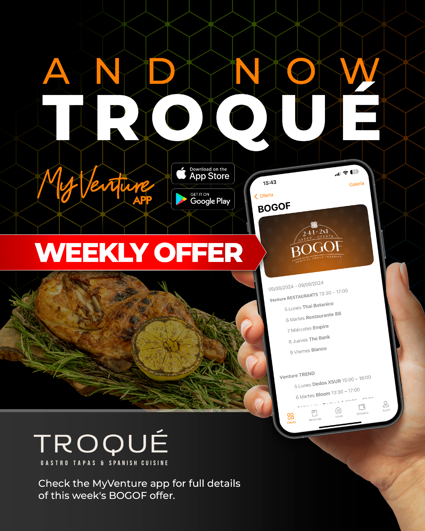 🇬🇧Next week’s BOGOF is now... - Venture Group Tenerife | Facebook