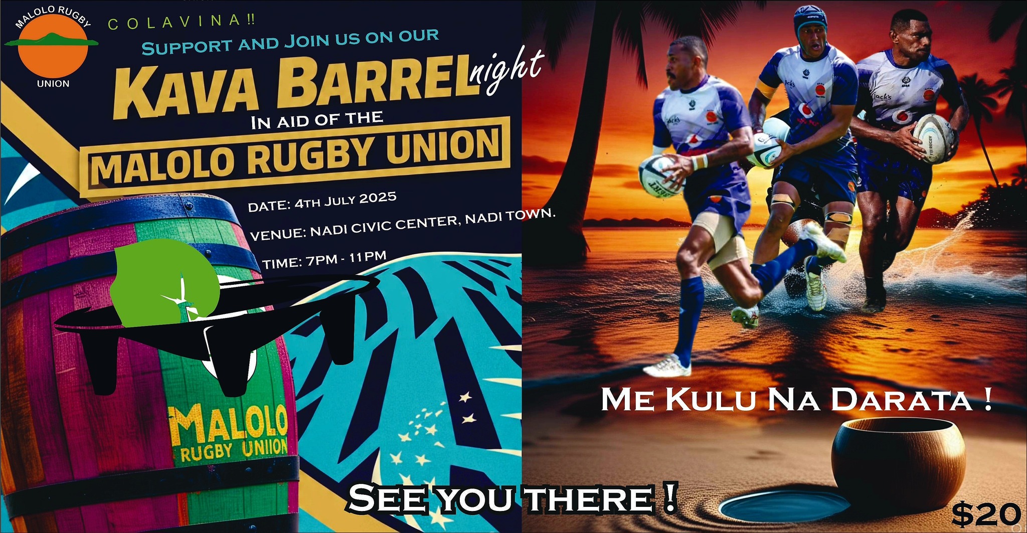 Malolo - Malolo Rugby Kava Barrel Night ‼️🔋 Due to the team’s ...