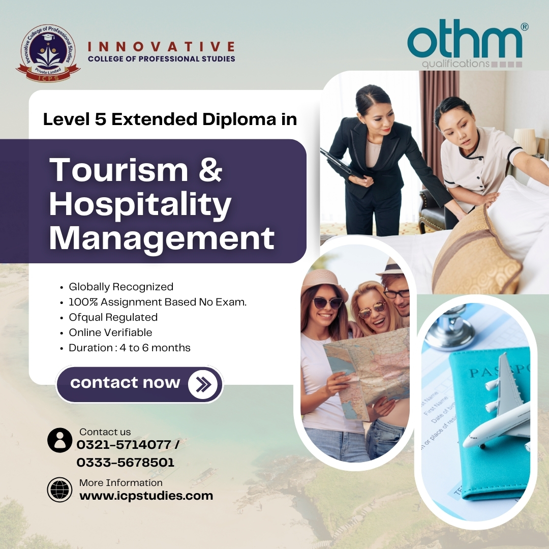 Innovative - 🌍 Level 5 Extended Diploma in Tourism & Hospitality ...