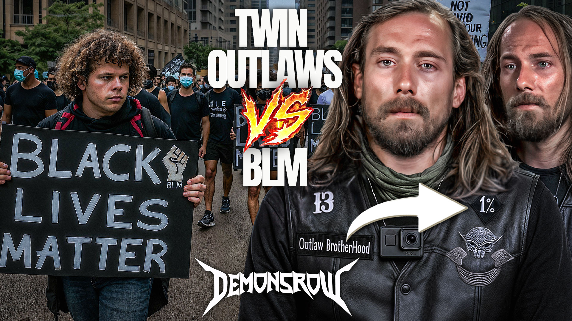 Demons - Outlaw Twins GO HEAD-TO-HEAD with BLM Protesters 💀🔥🏍️https ...