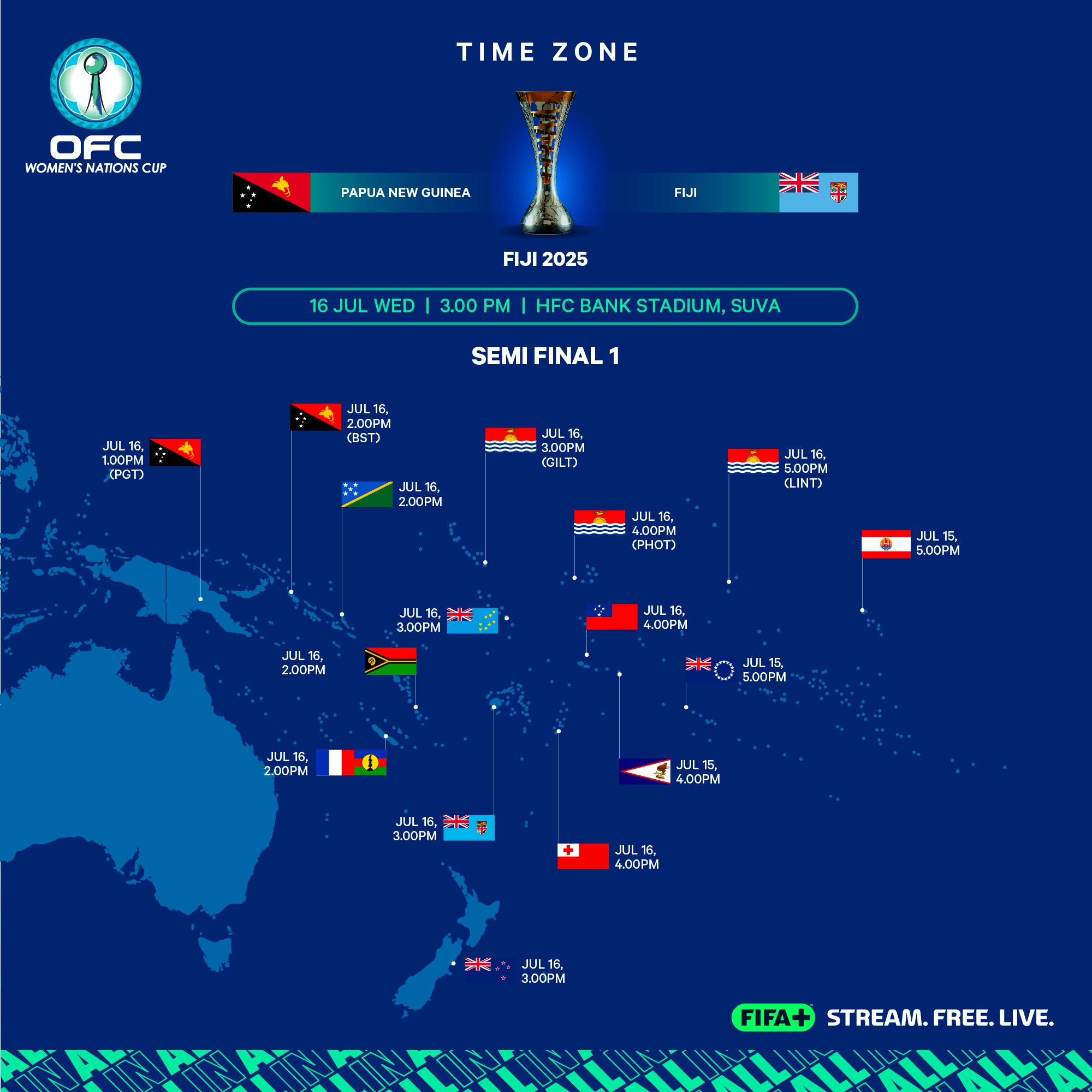 SEMI-FINALS ARE HERE!🔥... - Oceania Football Confederation | Facebook