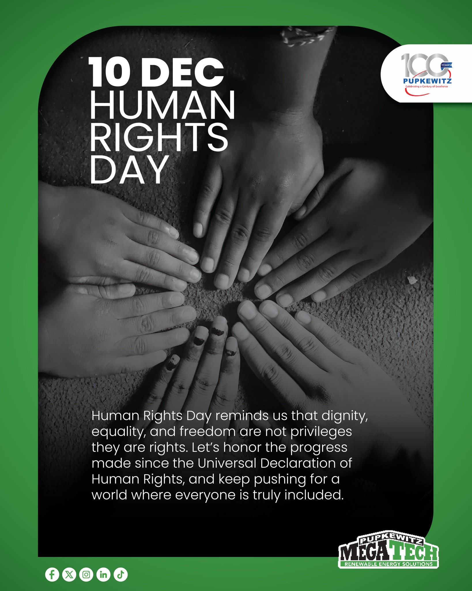 Pupkewitz - 🌍 Human rights belong to everyone, everywhere. When we ...