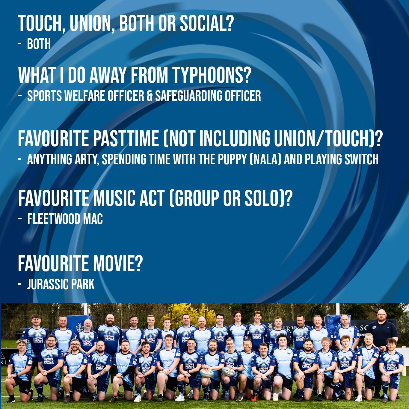 Typhoons RUFC - 🌀Meet the Typhoon🌀 This week we introduce... | Facebook