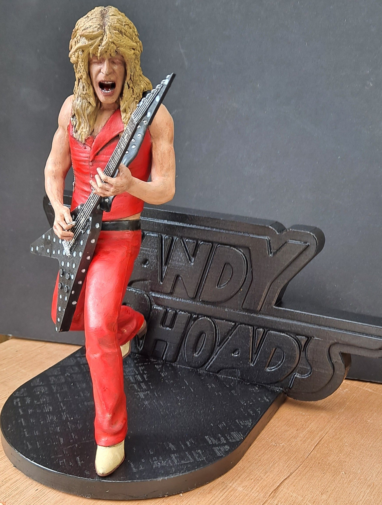 Another custom made Randy Rhoads Figure ready to ship, customer 