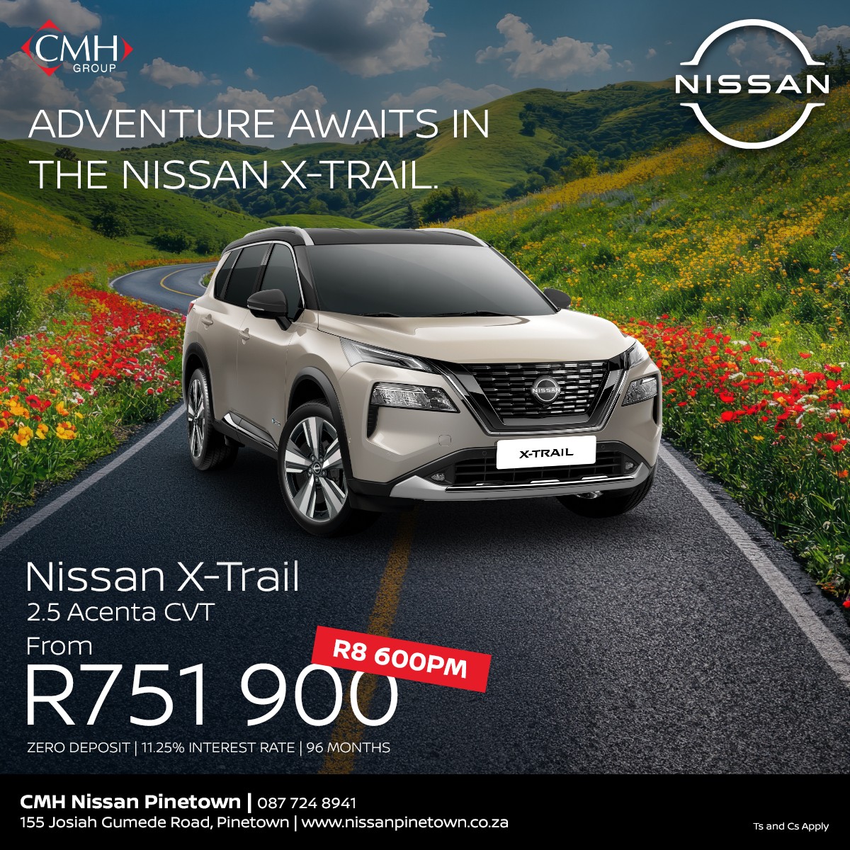 🌿🚗 Adventure Blooms This Spring! 🚗🌿... - CMH Nissan Pinetown | Facebook