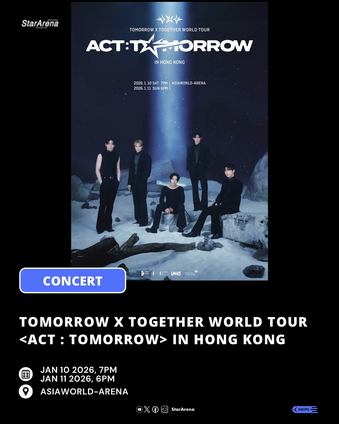 TOMORROW X TOGETHER WORLD TOUR <ACT : TOMORROW> IN HONG KONG
