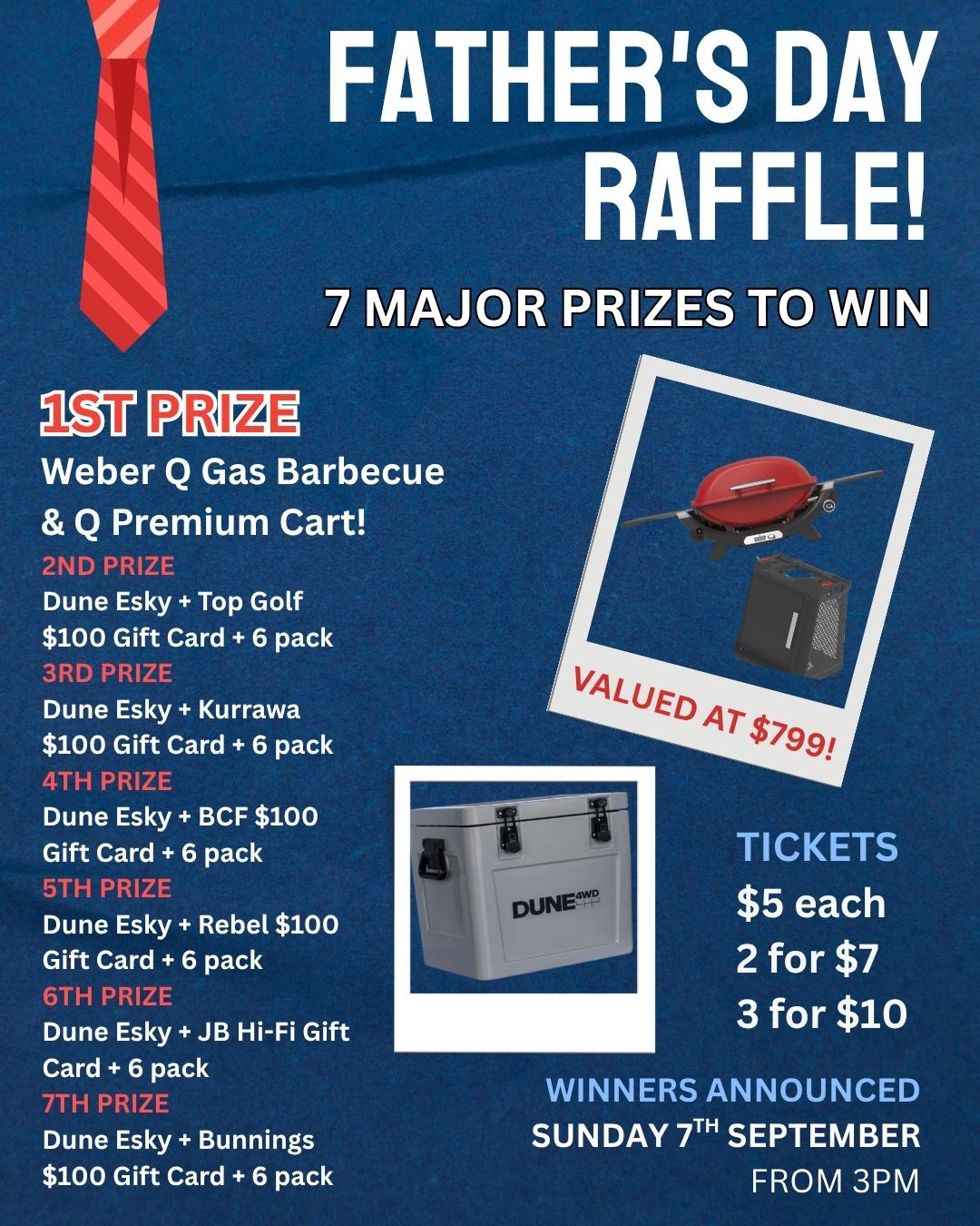 🎉 Father’s Day Raffle – Our Biggest... - Kurrawa Surf Club | Facebook