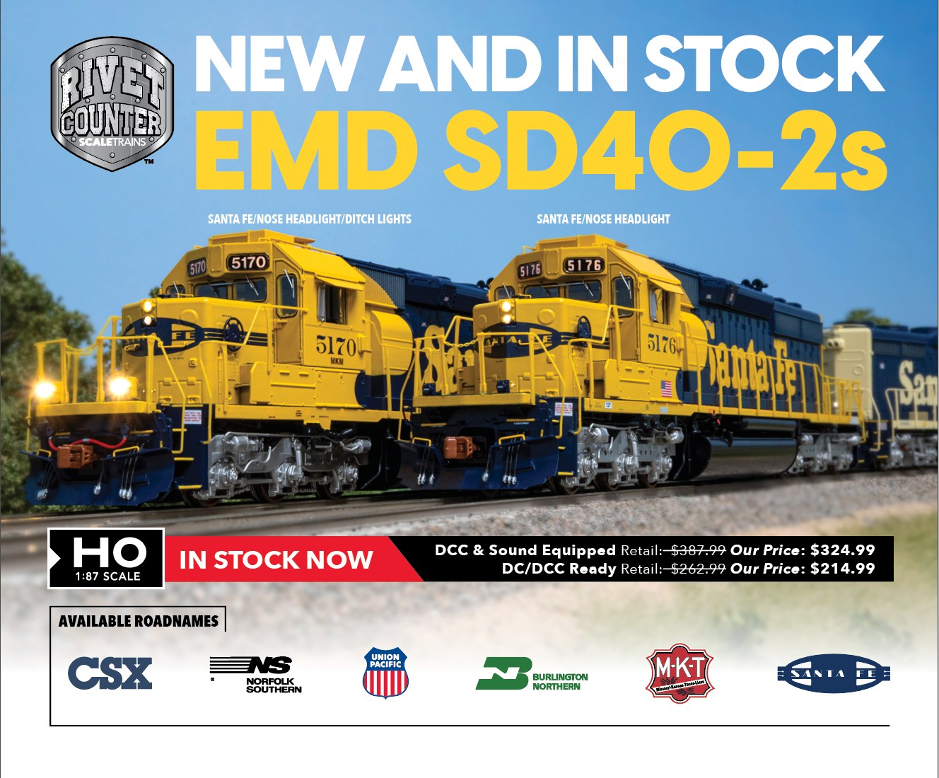 New model train releases from Broadway Limited Imports