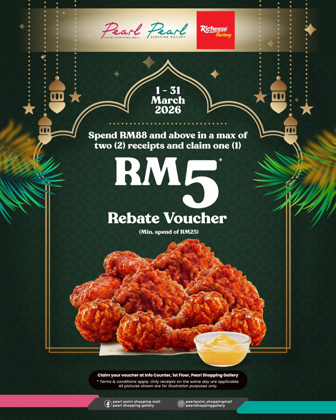 Pearl - Treat yourself while you shop! 🍗 From **1–31 March 2026 ...