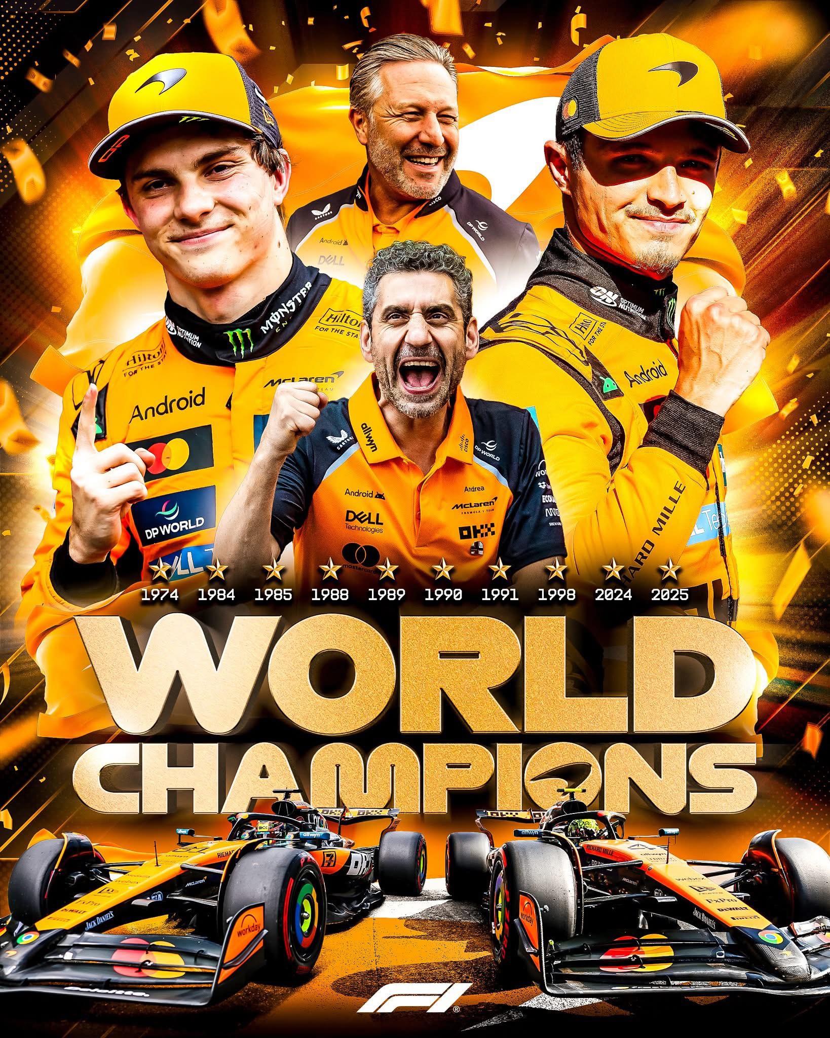 Archers - PAPAYA RULES 🧡🏆 The McLaren F1 Racing Team has officially ...