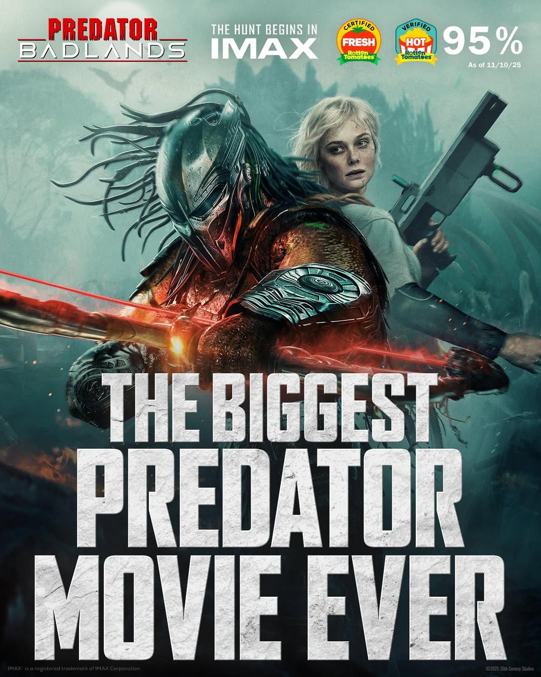 STAR - Experience the record-breaking film. Predator: Badlands is now ...