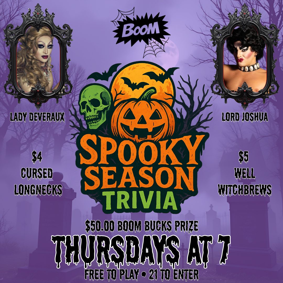 The Boom - 🎃👻 Spooky Season has ARRIVED at The Boom—our... | Facebook