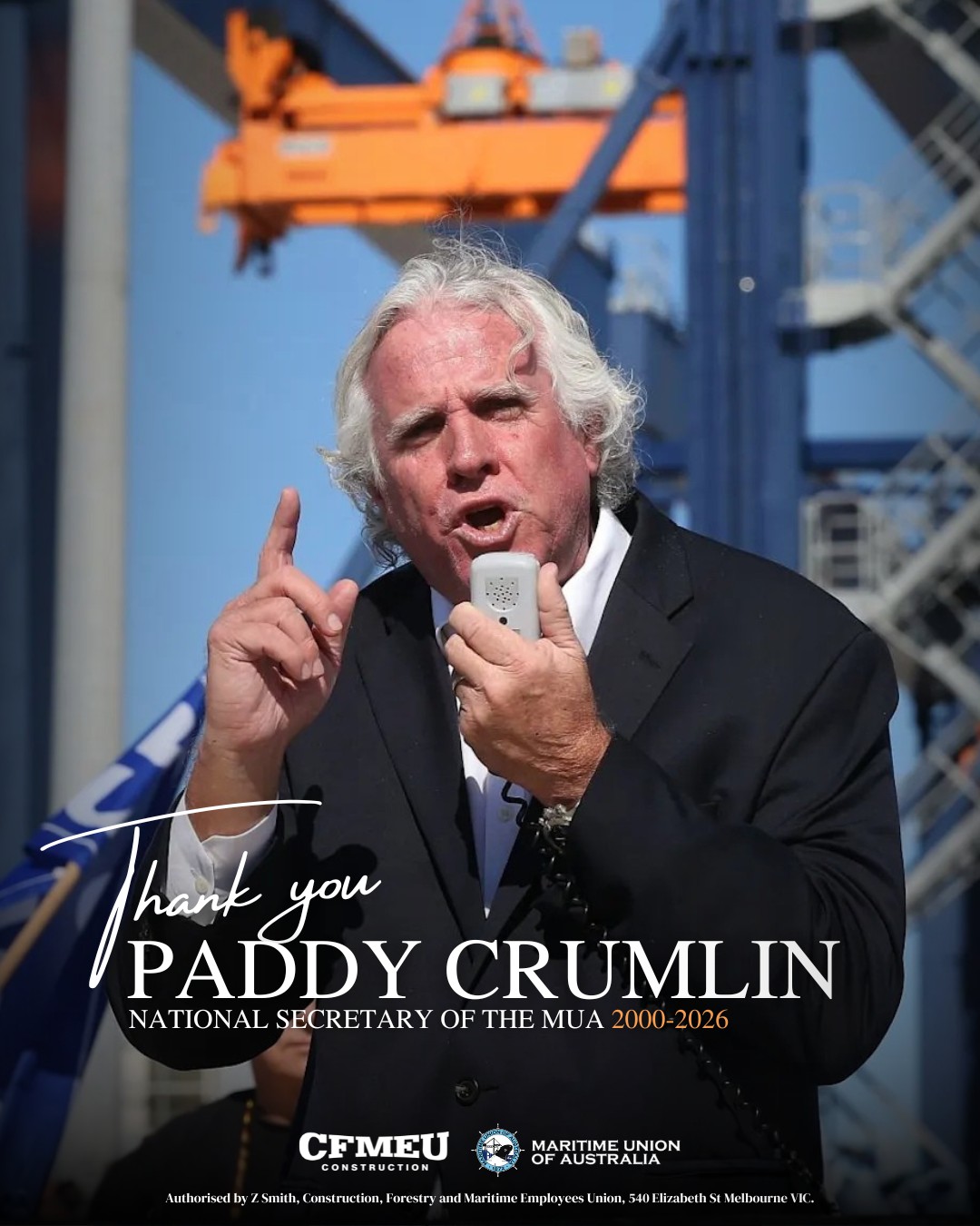 ‘A true giant of the... - CFMEU - Construction & General | Facebook