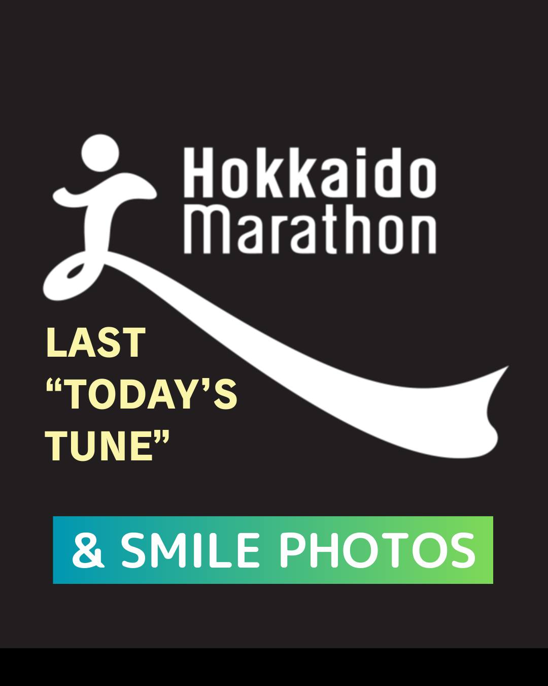 Good job today! Hokkaido Marathon 2025 is finally tomorrow