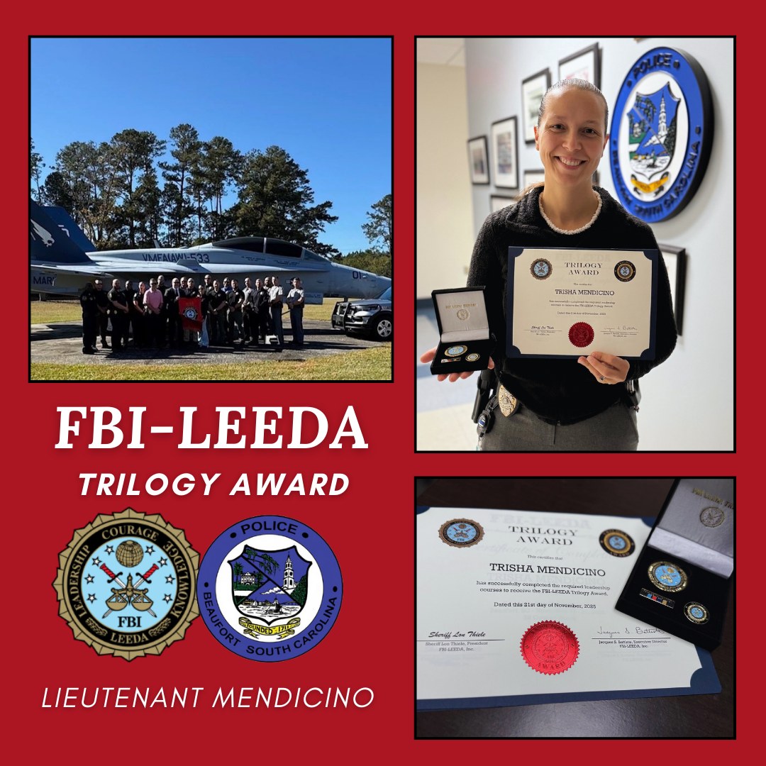 Beaufort - Congratulations to Lieutenant Mendicino! 🚓 Last week, Lt ...