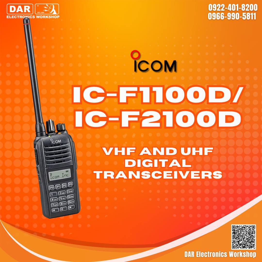 The Icom IC-F1100D (VHF) and... - DAR Electronics Workshop | Facebook