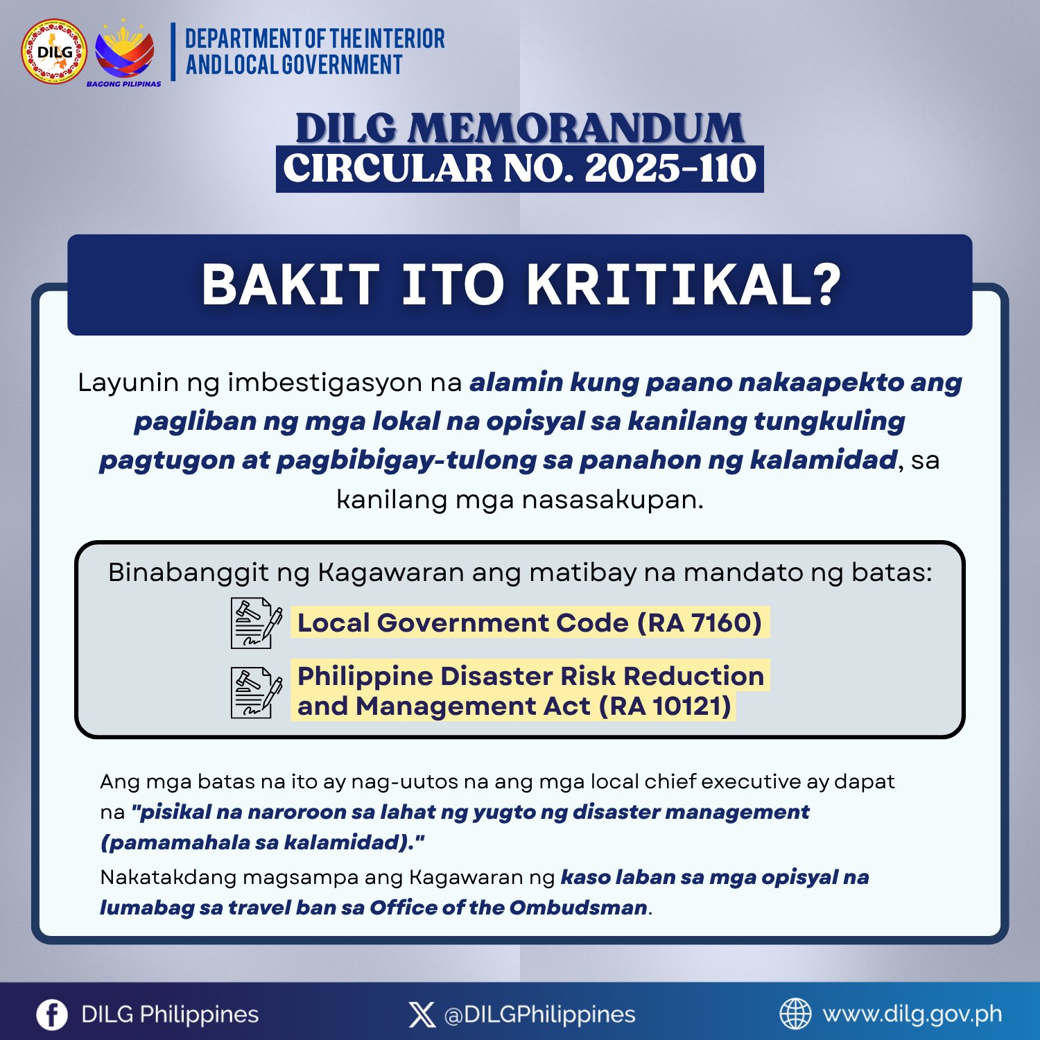 DILG Philippines added a new photo. - DILG Philippines