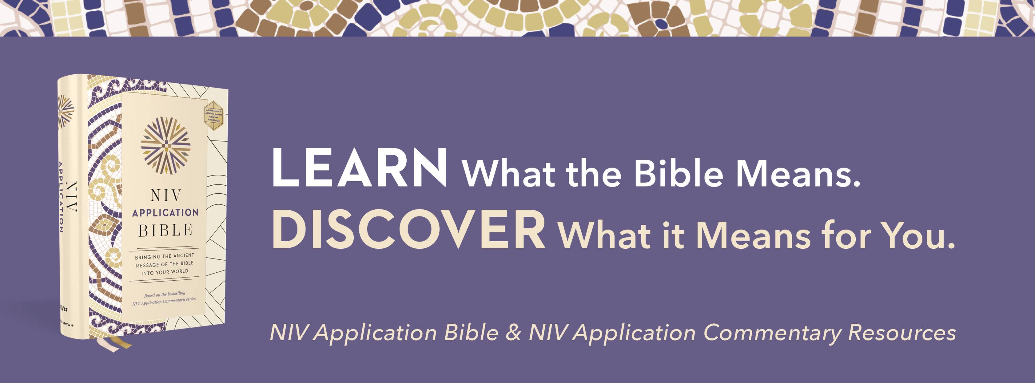 NIV Application Bible