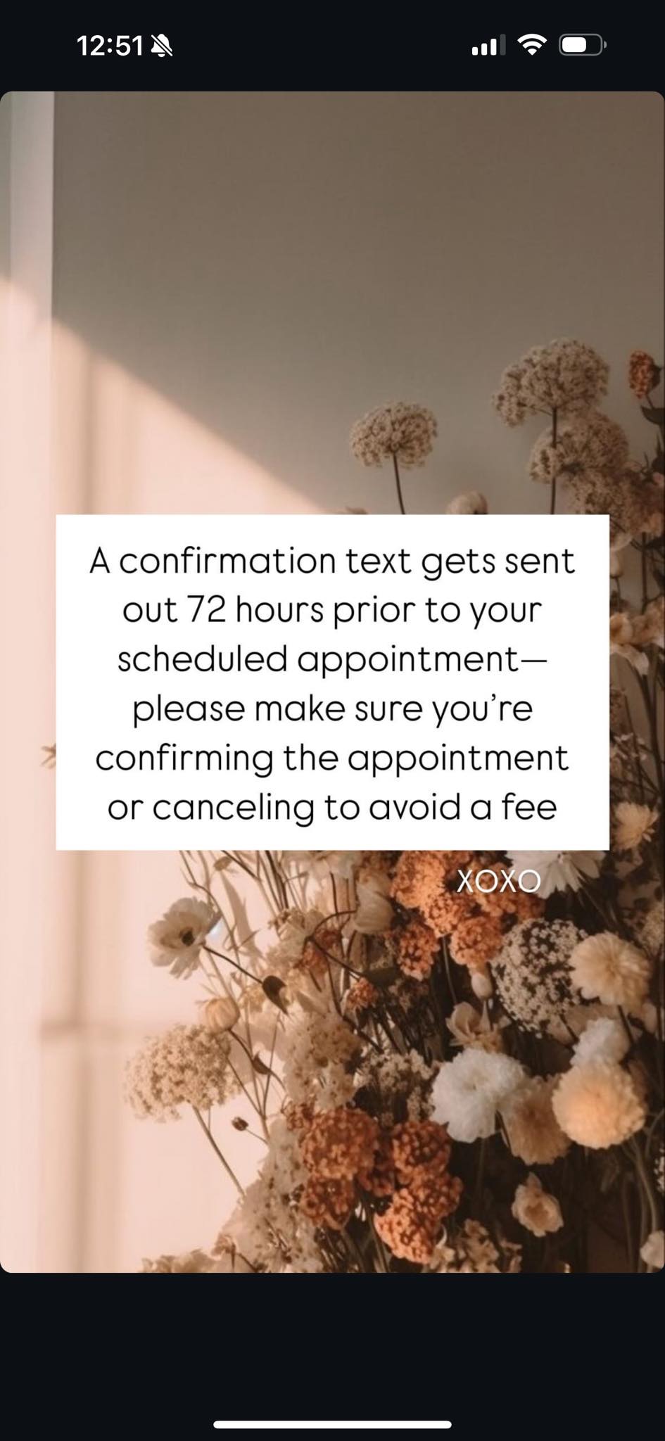 The Painted - just a reminder to please “confirm” your appointment when ...