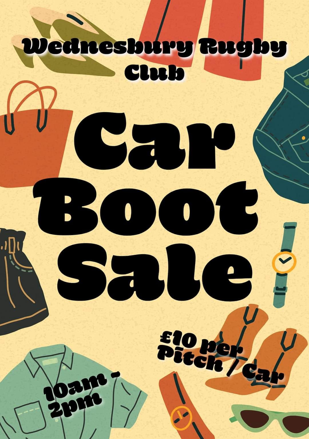 Wednesbury - The Car Boot is back on this morning at Wednesbury Rugby ...