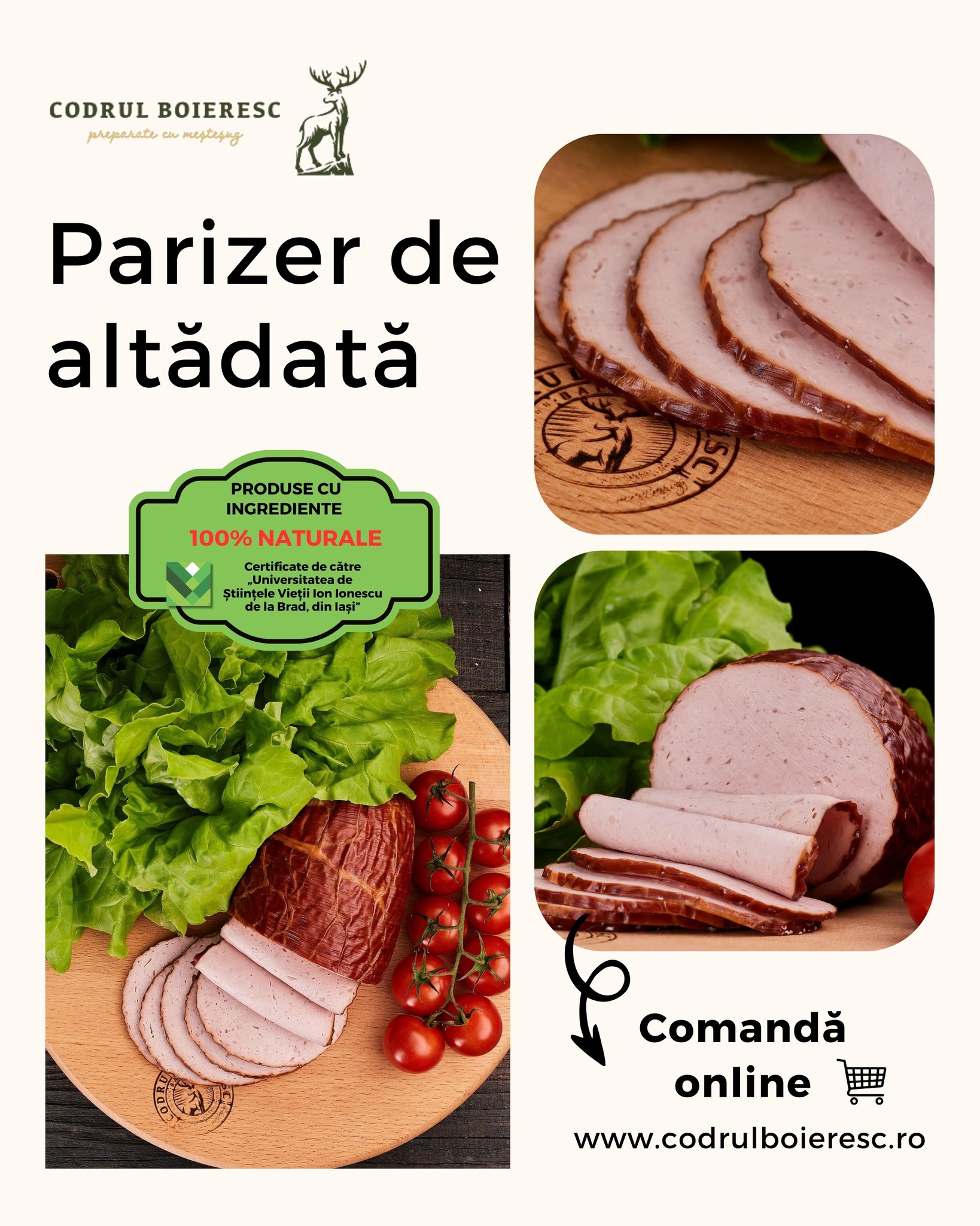 Codrul - Pofta zilei 😍: Parizerul de altădată de la Codrul Boieresc și ...