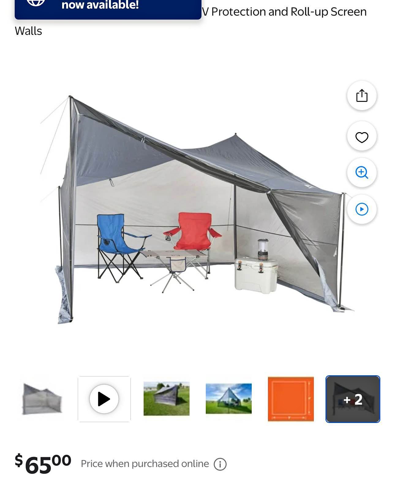 Outdoor Canopy Shelter UV Protection Roll-up Screen Walls - Awnings ...