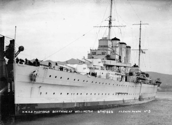 Naval - 24 September 1940 HMAS AUSTRALIA, (cruiser), participated in ...