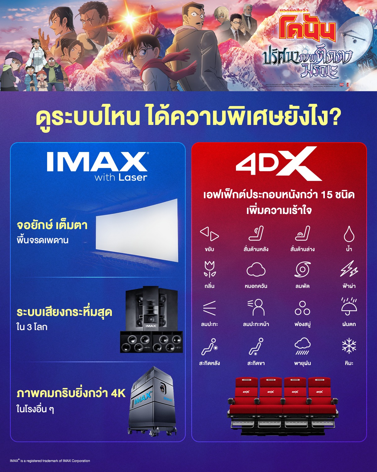 Hoyayo•Japan - ไม่ว่าจะดูในระบบ IMAX หรือ 4DX ก็ได้รับ Cinema ...
