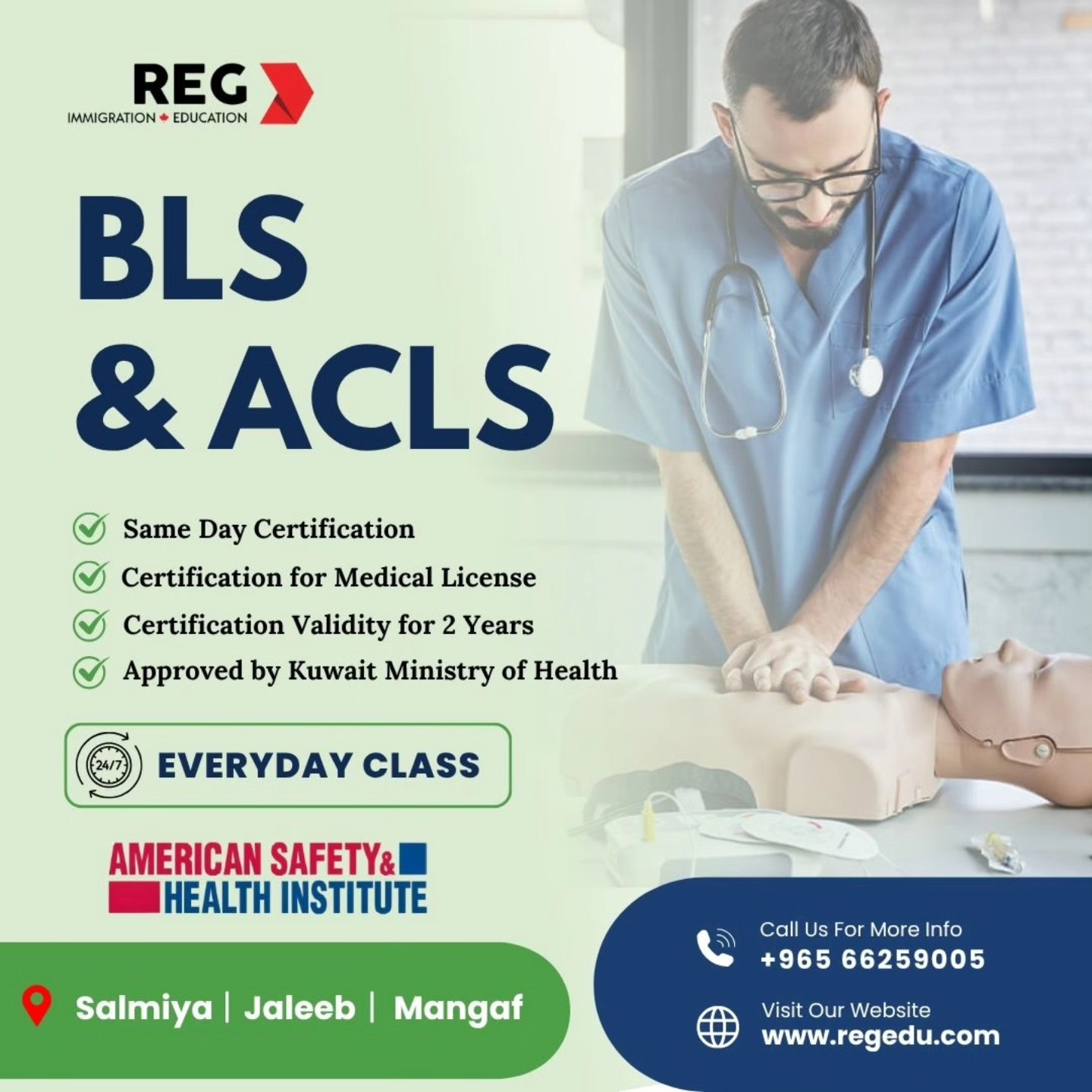 REG - 🩺 Enhance Your Clinical Skills with BLS & ACLS... | Facebook