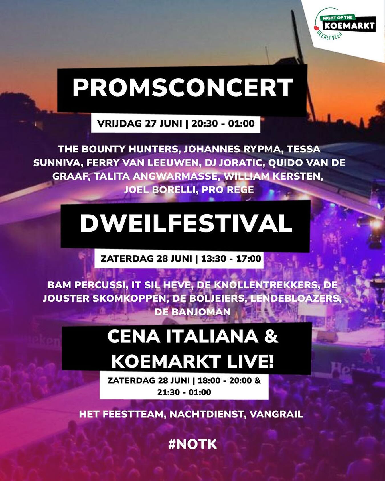 Night - NIGHT OF THE KOEMARKT 2025 💥 Van meezingers tot feestknallers ...