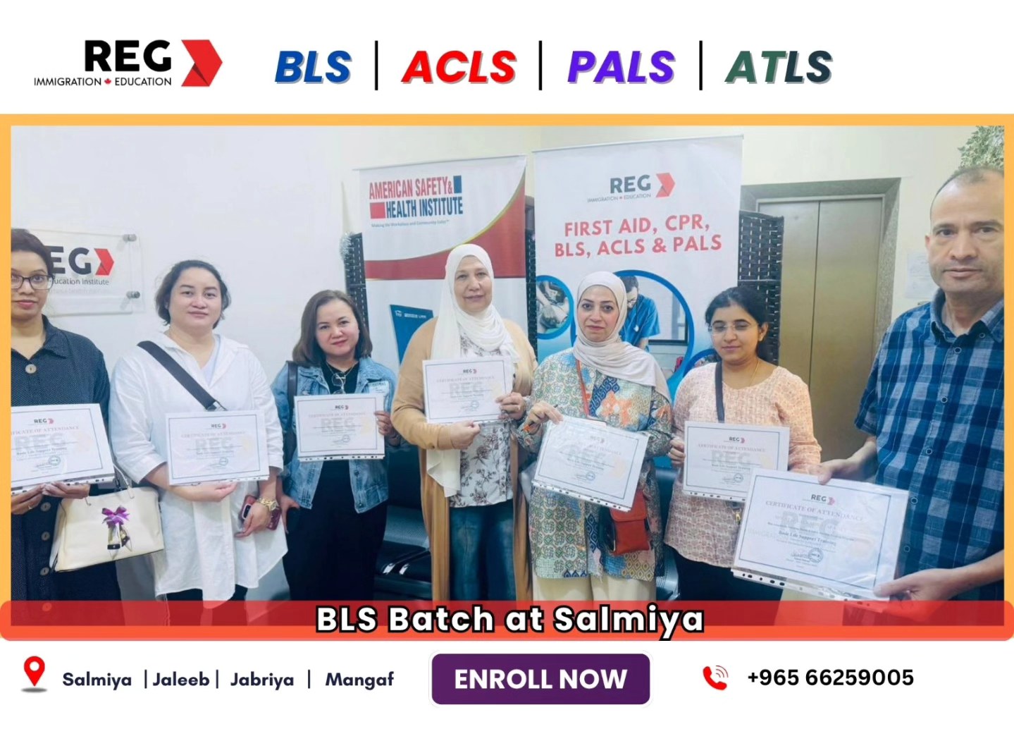 REG - 🎉 Congratulations to Our BLS Graduates at Salmiya! 🎉 Another ...