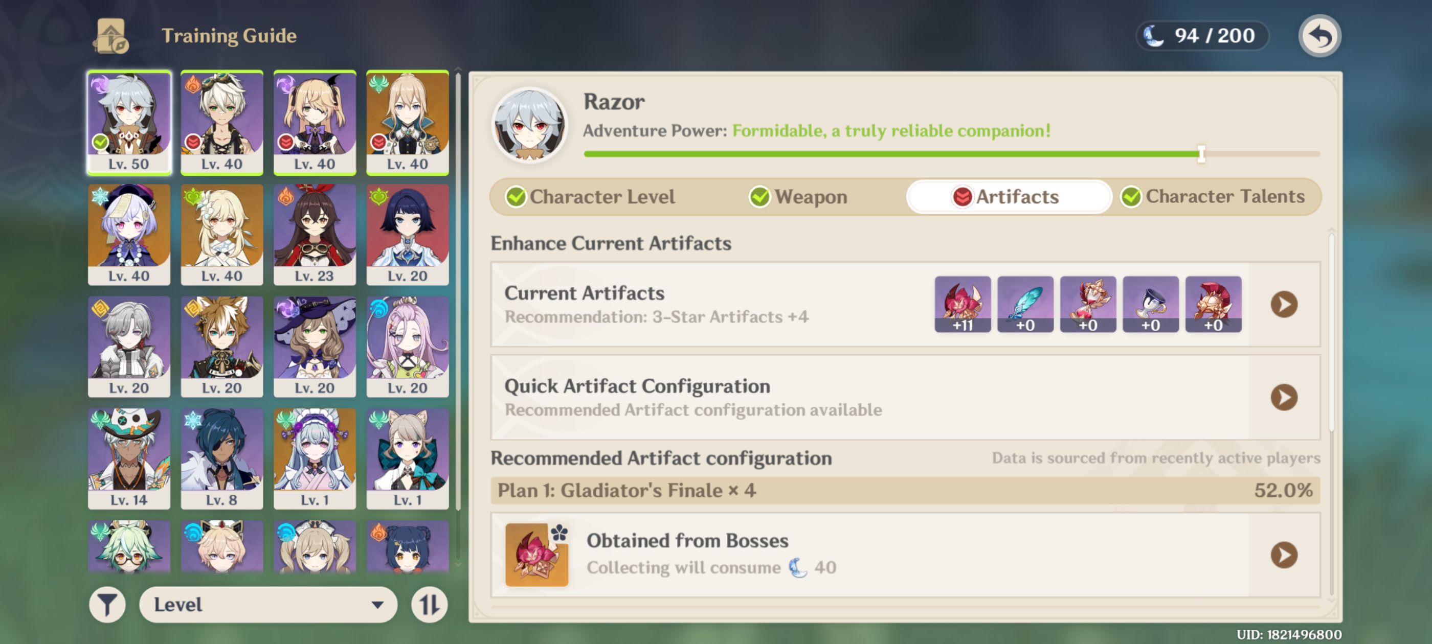 Genshin Impact Philippines | Hello, this are my current characters ...