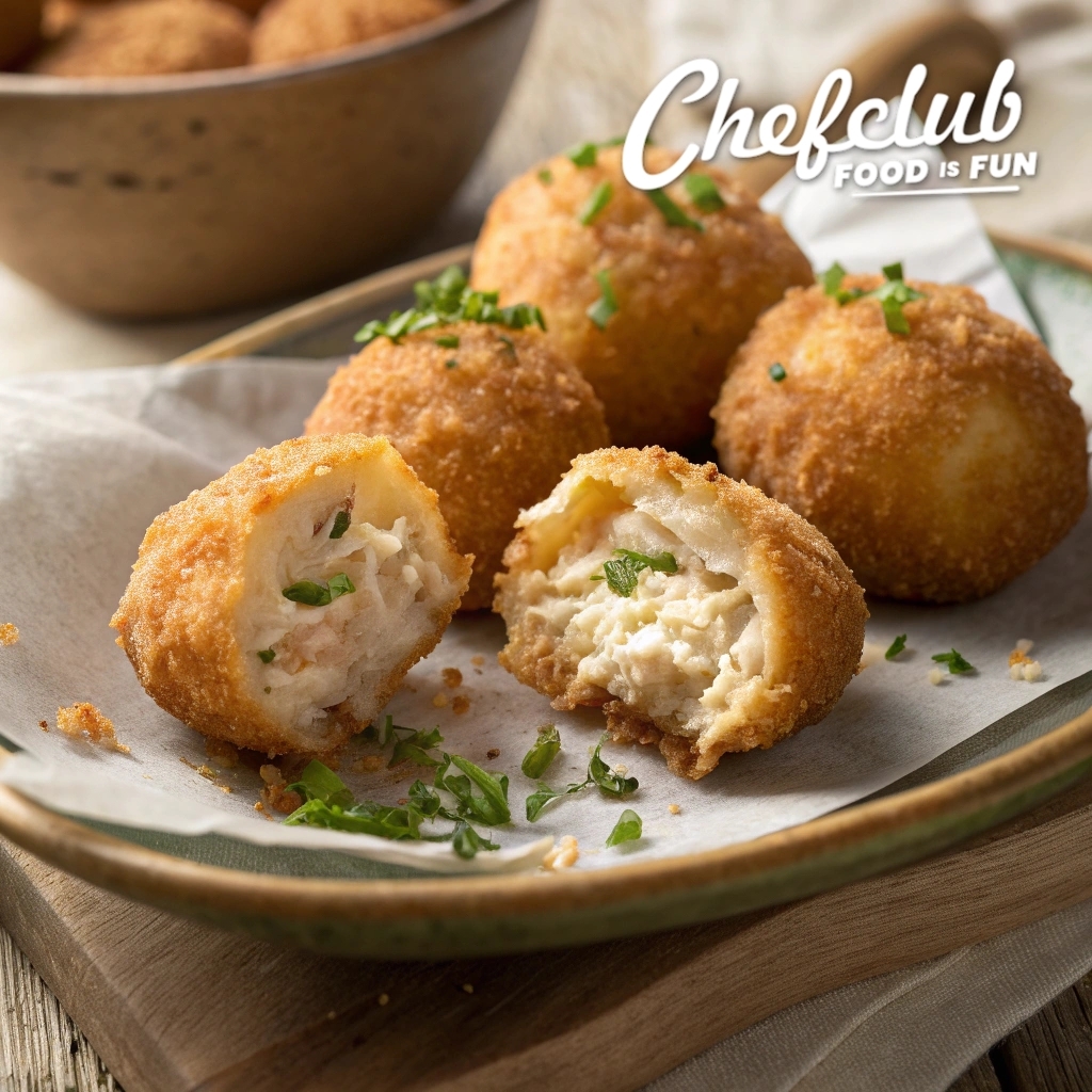 Chefclub - 🎉 Bomba crujiente de patata y bonito: ¡explosión de sabor en ...