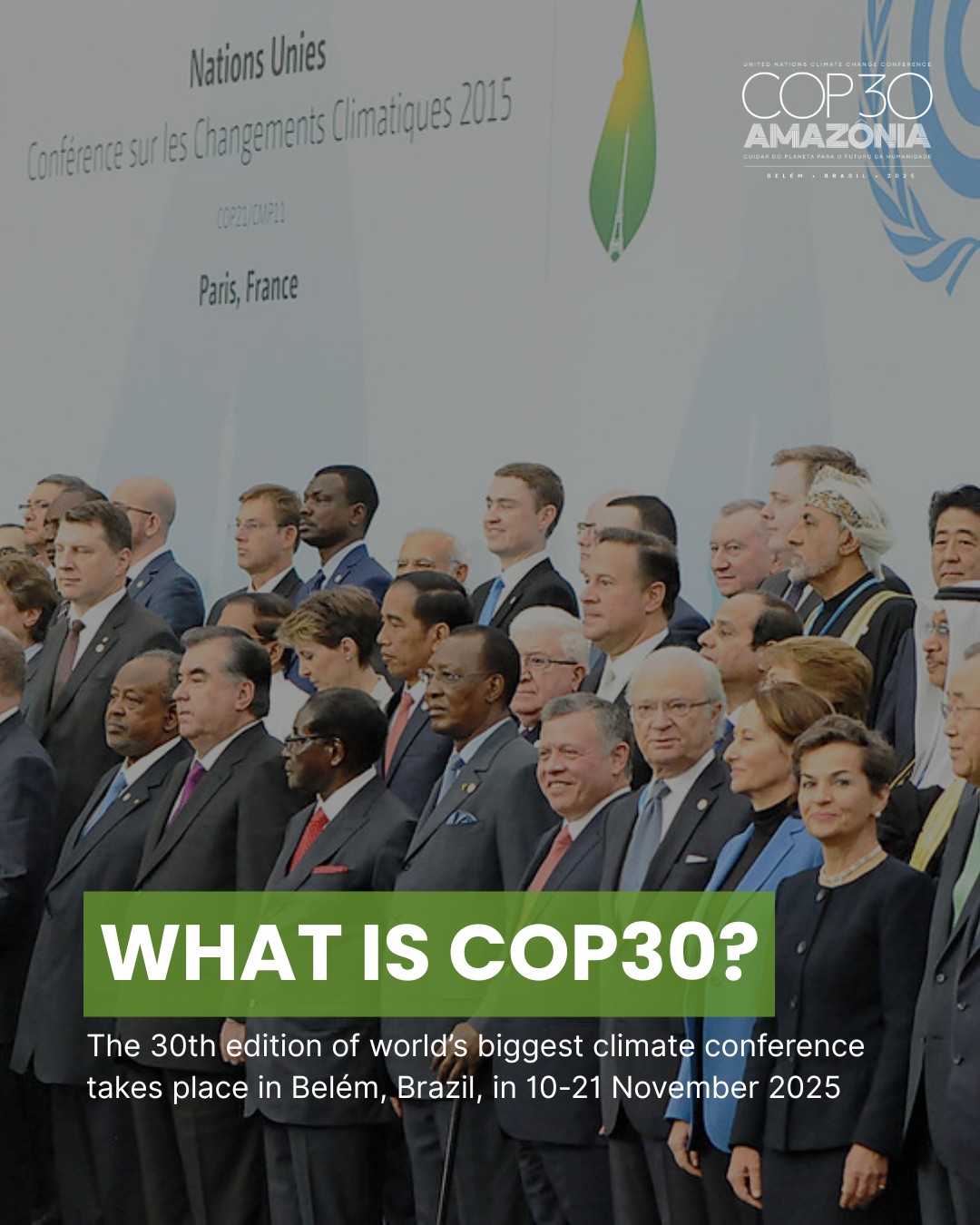 🌍 COP stands for Conference of the Parties: the world’s biggest annual ...