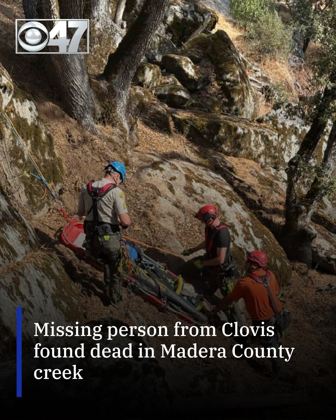 CBS47 Fresno - A missing person from Clovis was discovered... | Facebook