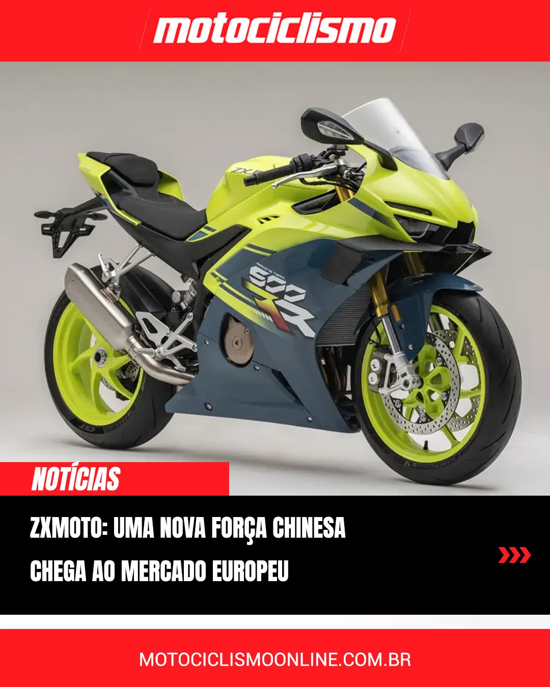 A ZXMoto fez sua estreia oficial no EICMA 2025, em Milão, marcando