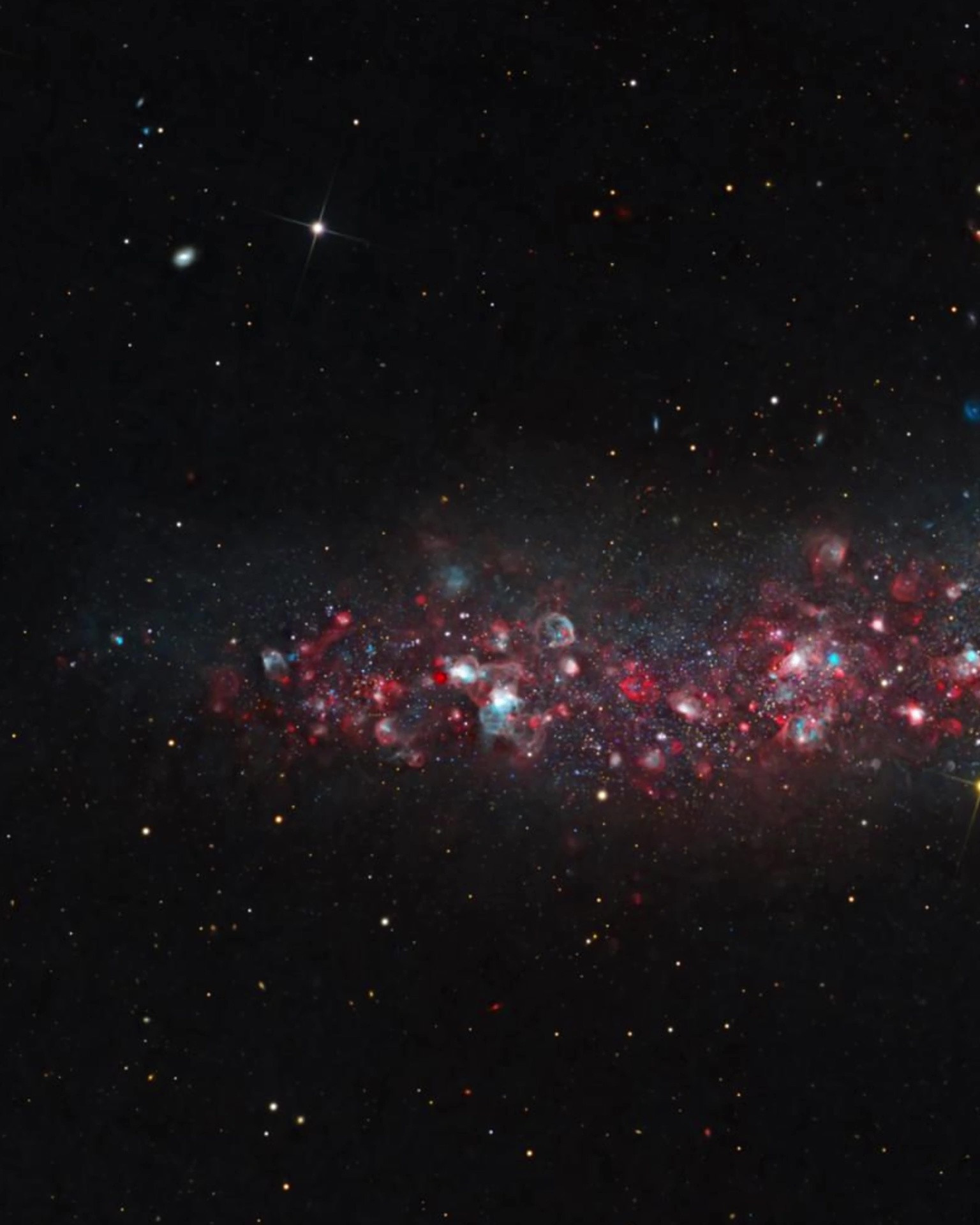 Star Walk - NGC 55: The String of Pearls Galaxy ⁠ ⁠ They... | Facebook