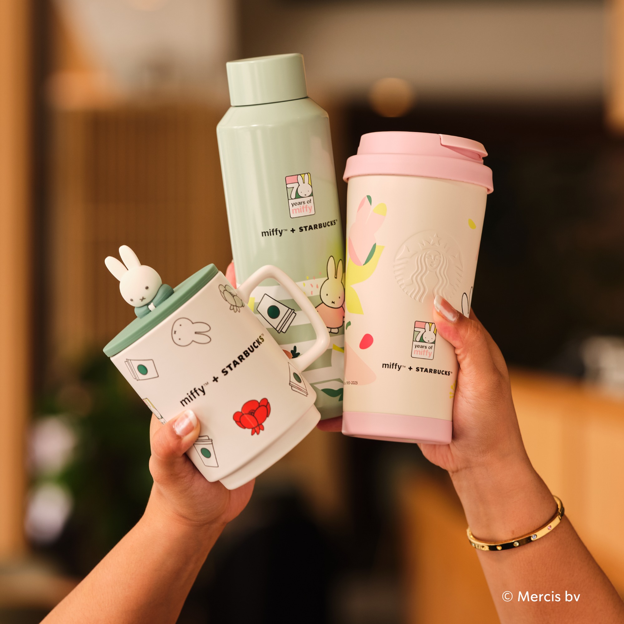 Miffy fans, this one's for you! 🐰 The Miffy™ + Starbucks® 70th